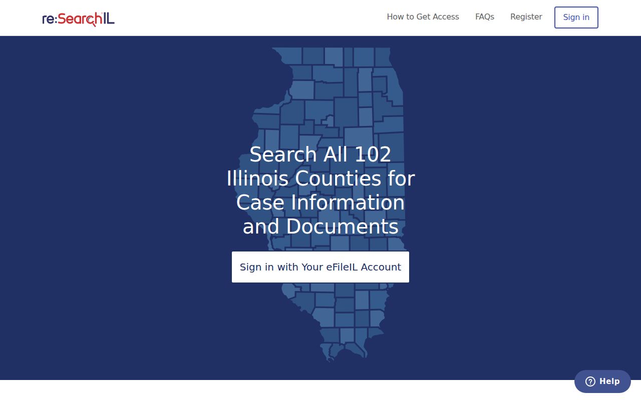 Woodford County court case search through re SearchIL